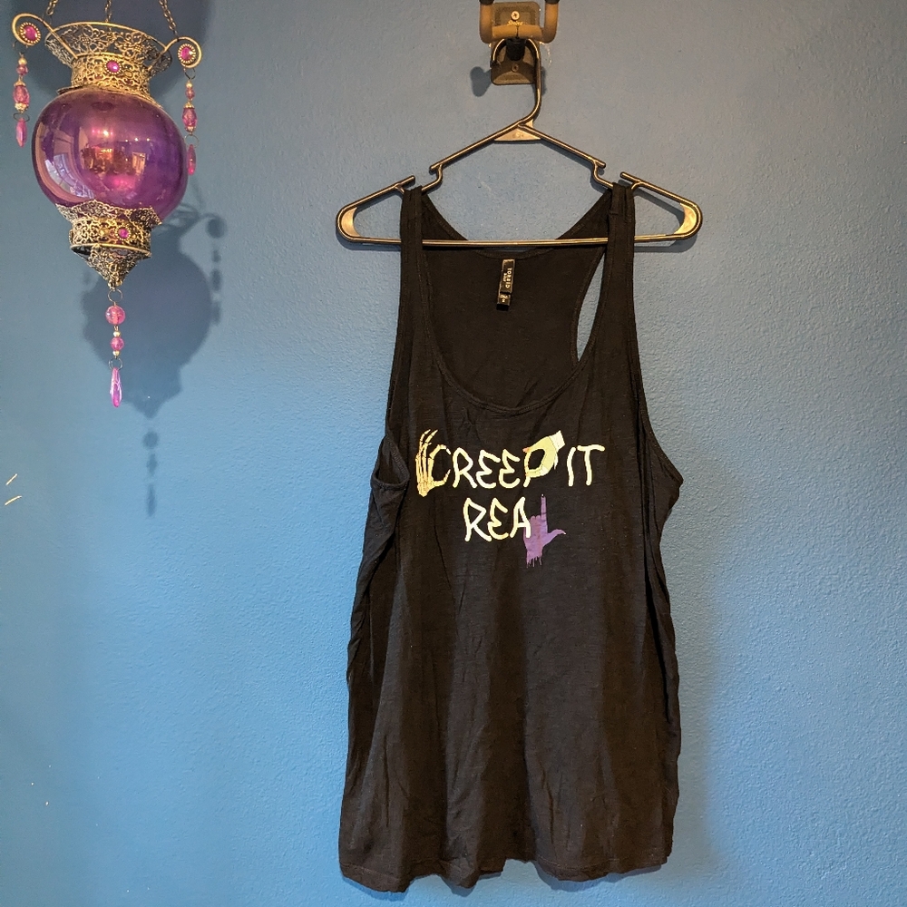 Torrid Black Graphic Sleep Tank Top